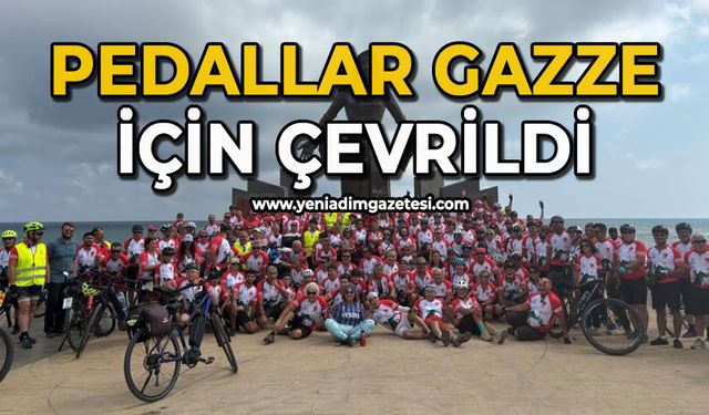 Pedallar Gazze için çevrildi
