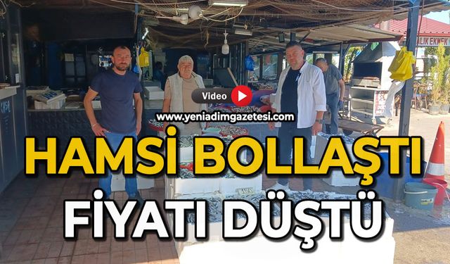 Hamsi bollaştı fiyatı düştü
