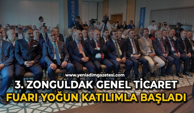 3. Zonguldak Genel Ticaret Fuarı yoğun katılımla başladı