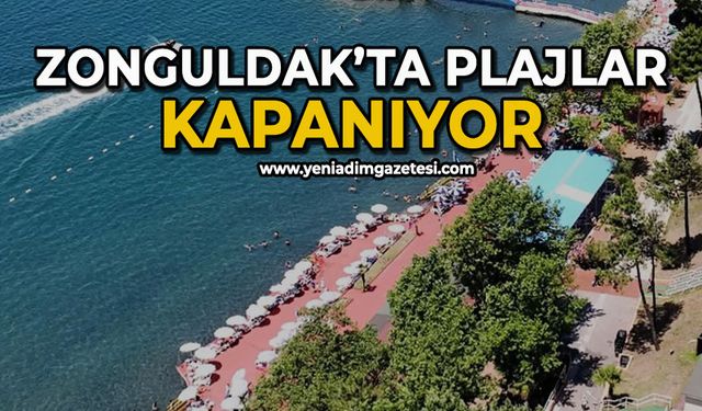 Zonguldak’ta plajlar kapanıyor