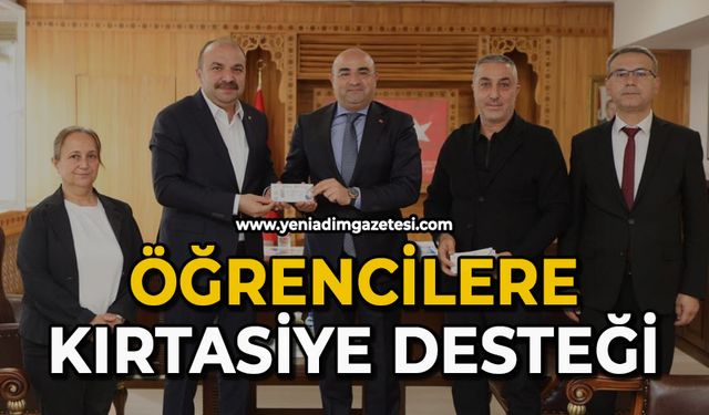 Öğrencilere kırtasiye desteği
