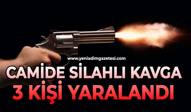 Camide silahlı kavga: 3 yaralı