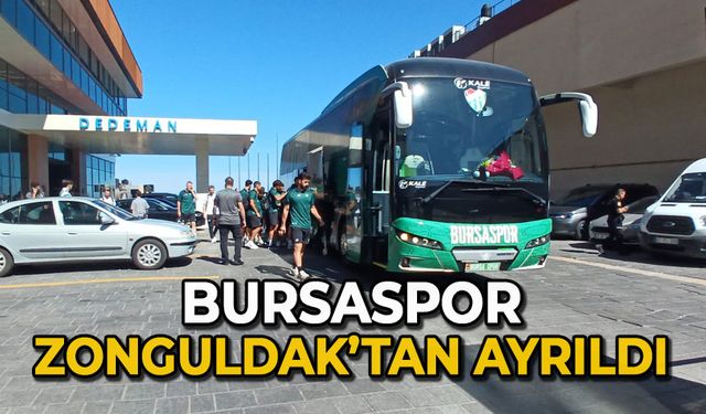 Bursaspor Zonguldak’tan ayrıldı