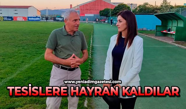 Tesislere hayran kaldılar