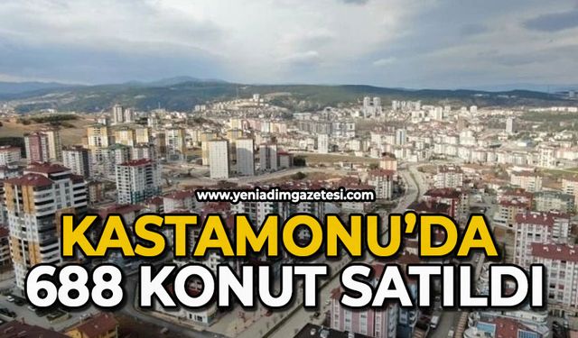 Ağustos ayında 688 konut satıldı
