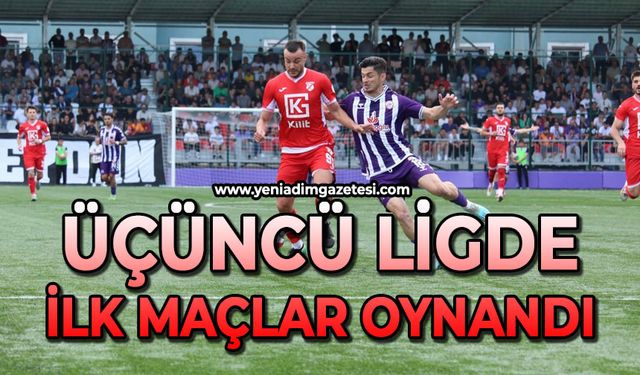 Üçüncü ligde ilk maçlar oynandı
