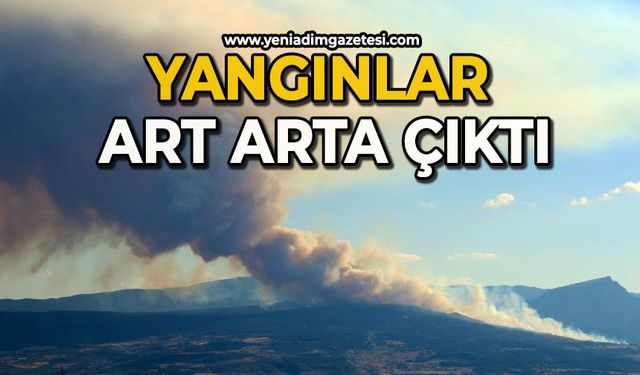Yangınlar art arda çıkıyor