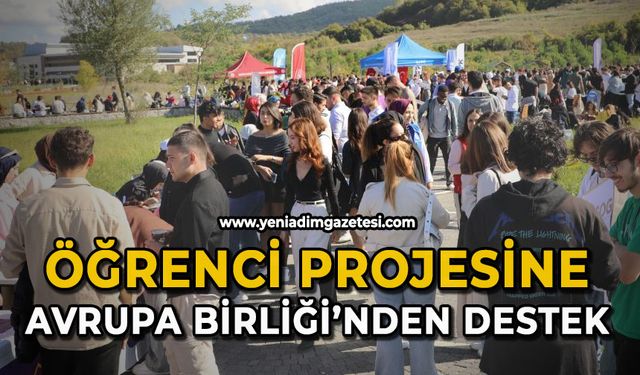 Öğrenci projesine Avrupa Birliği’nden destek