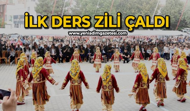 İlk ders zili çaldı