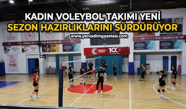 Kadın Voleybol Takımı, yeni sezon hazırlıklarını sürdürüyor
