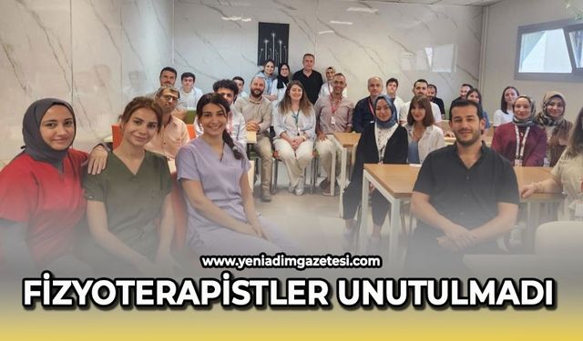 Fizyoterapistler unutulmadı