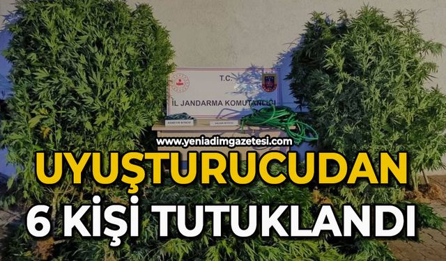 Uyuşturucudan 6 kişi tutuklandı, 44 şahıs hakkında işlem yapıldı