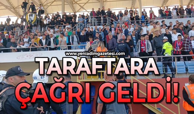 Taraftara çağrı geldi