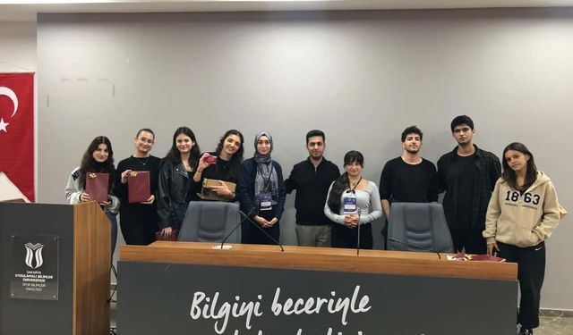Düzce Üniversitesi öğrencileri üçüncü oldu
