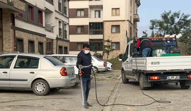 İlaçlama çalışmaları aralıksız sürdürüyor