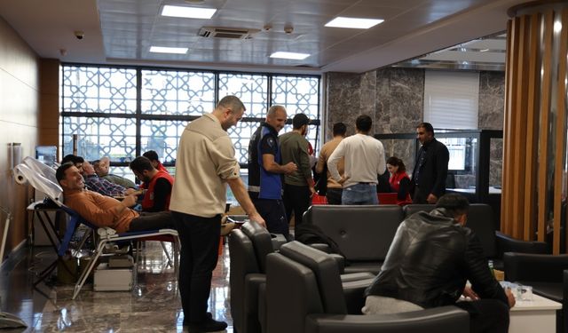 kan ve kök hücre bağışı kampanyası düzenlendi