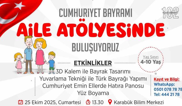 Karabük Belediyesinden 29 Ekim’e özel etkinlik