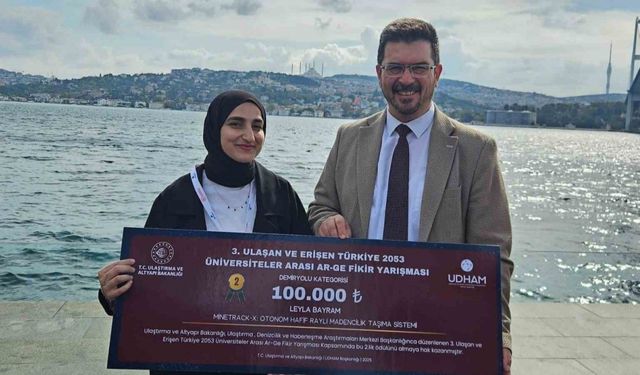 KBÜ mezunu  Bayram, Türkiye 2053 AR-GE Fikir Yarışması’nda ikinci oldu