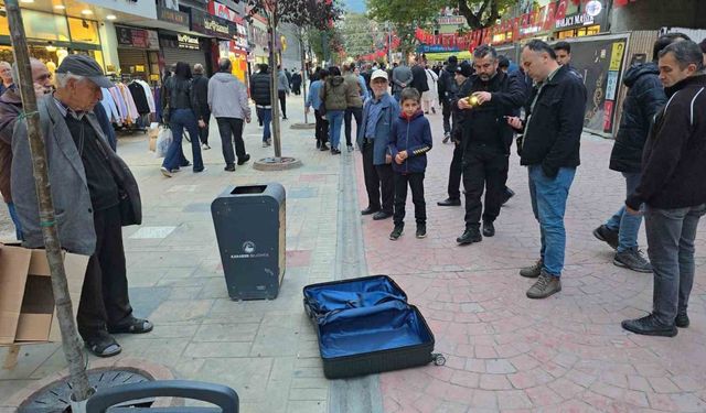 Valiz paniğe neden oldu