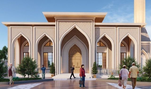 Yeni Merkez Caminin temel çalışmaları başladı