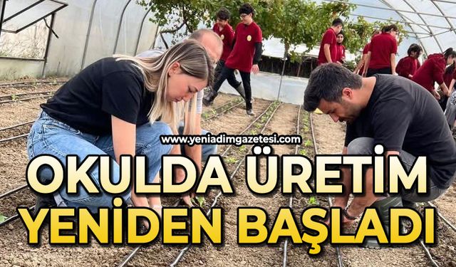 Okulda üretim yeniden başladı