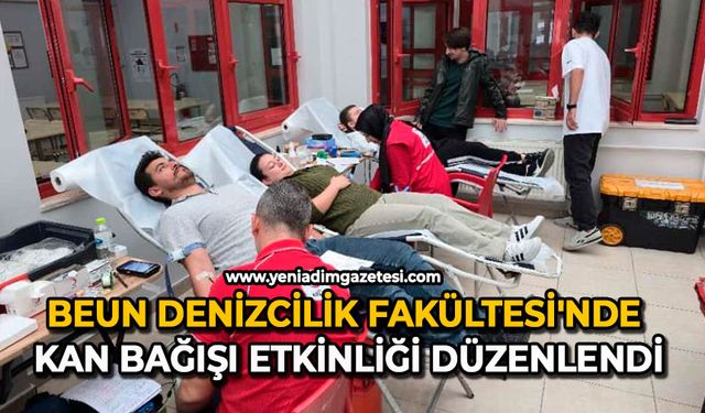 BEUN Denizcilik Fakültesi’nde kan bağışı etkinliği düzenlendi