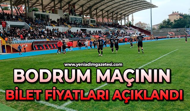 Bodrum maçının bilet fiyatları açıklandı