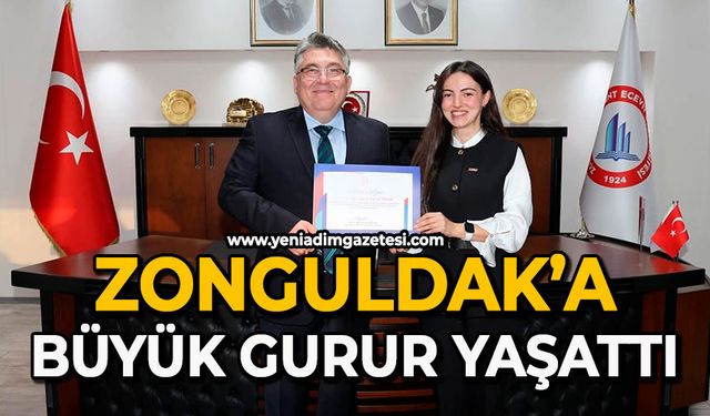 Zonguldak’a büyük gurur yaşattı
