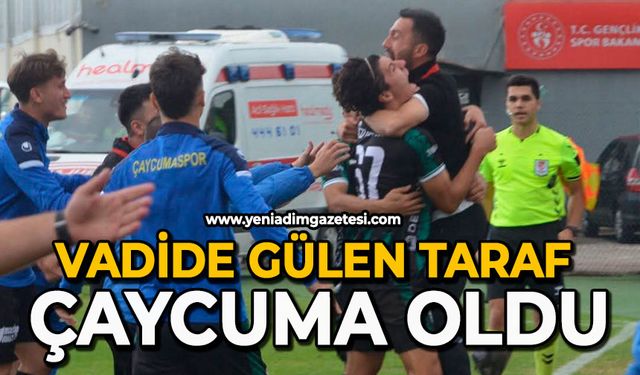 Vadide gülen taraf Çaycuma oldu