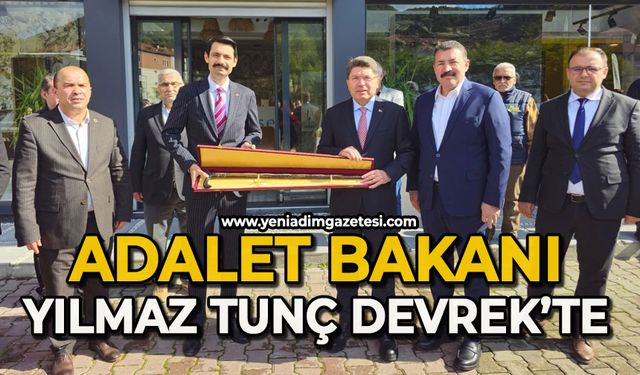 Adalet Bakanı Yılmaz Tunç Devrek’te