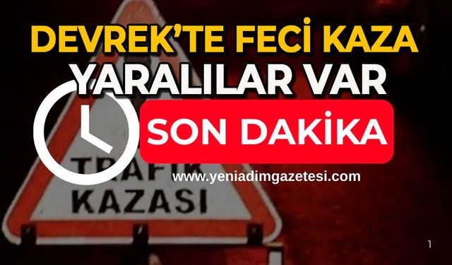 Devrek’te feci kaza: Yaralılar var