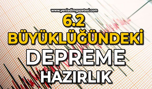 6.2 Büyüklüğündeki depreme hazırlık