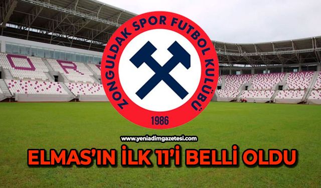 Elmas’ın ilk 11’i belli oldu