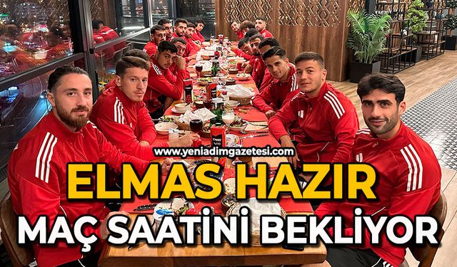 Elmas hazır maç saatini bekliyor