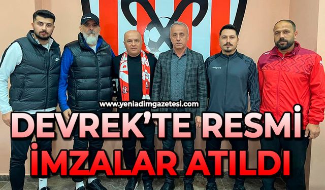 Devrek’te resmi imzalar atıldı