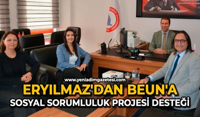 Eryılmaz’dan BEUN’a sosyal sorumluluk projesi desteği