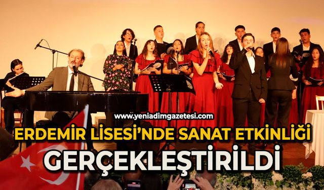 Erdemir Lisesi’nde sanat etkinliği gerçekleştirildi