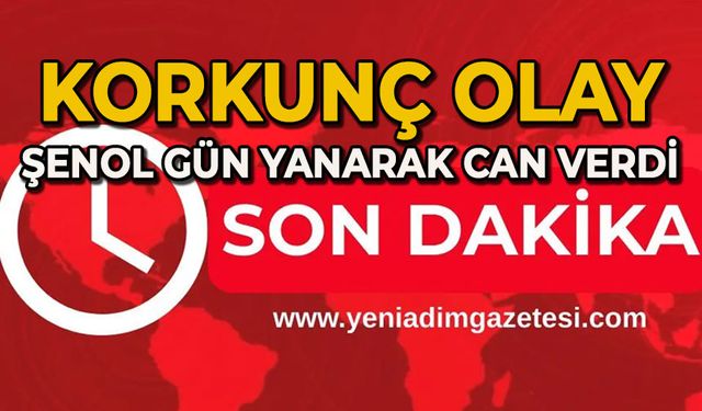 4 katlı binada yangın: Şenol Gün yanarak can verdi