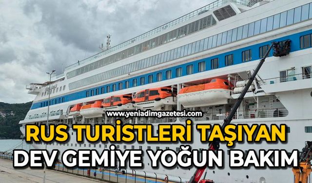 Rus turistleri taşıyan dev gemiye yoğun bakım