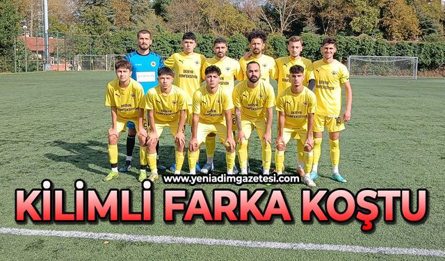 Kilimli farka koştu