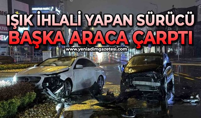 Işık ihlali kazayı beraberinde getirdi