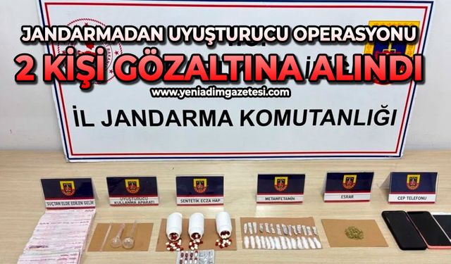 Jandarmadan uyuşturucu operasyonu: 2 kişi gözaltına alındı