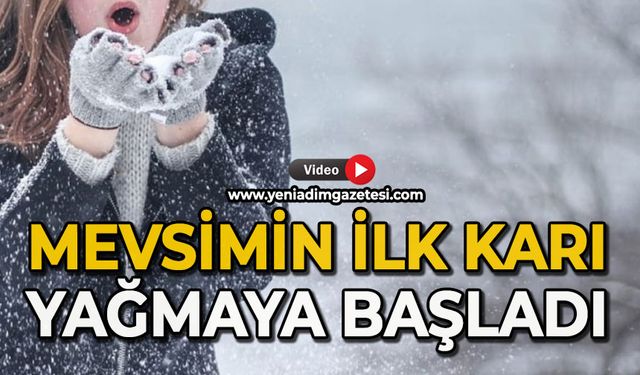 Mevsimin ilk karı düştü