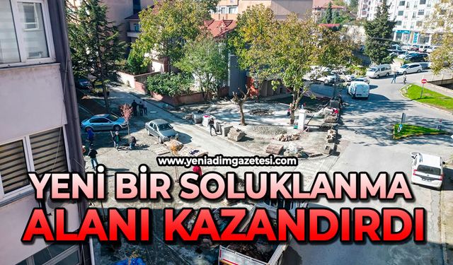 Yeni bir soluklanma alanı kazandırdı