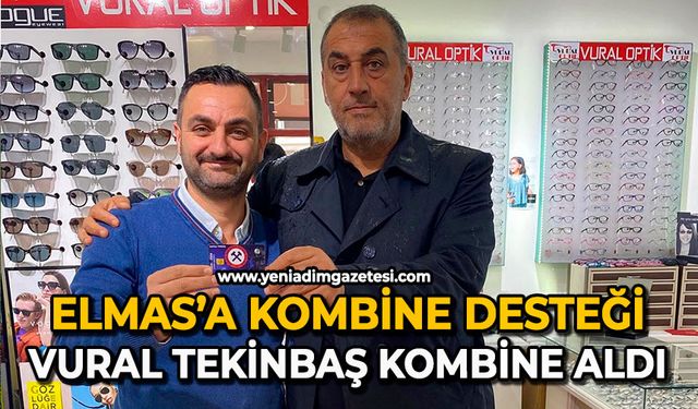 Elmas’a kombine desteği: Vural Tekinbaş kombine aldı