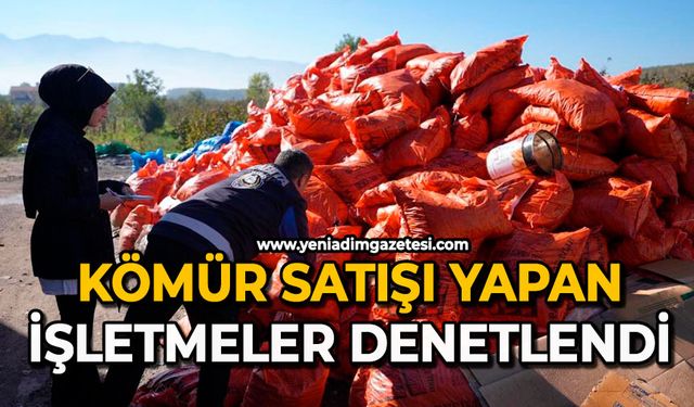 Kömür satışı yapan işletmeler denetlendi