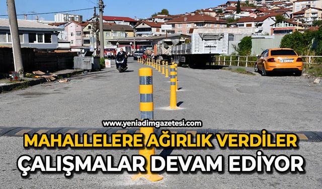 Mahallelere ağırlık verdiler: Çalışmalar devam ediyor