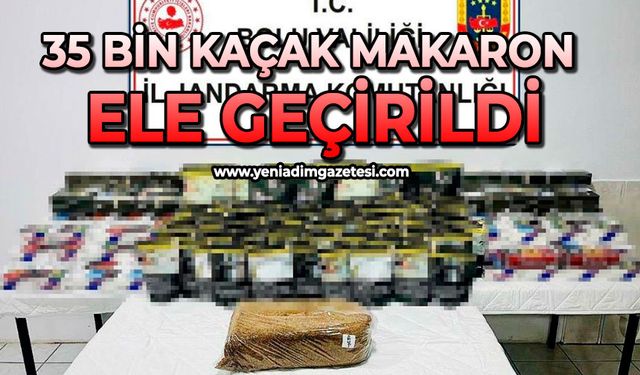 35 bin kaçak makaron ele geçirildi
