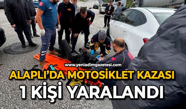 Alaplı’da motosiklet kazası: 1 kişi yaralandı