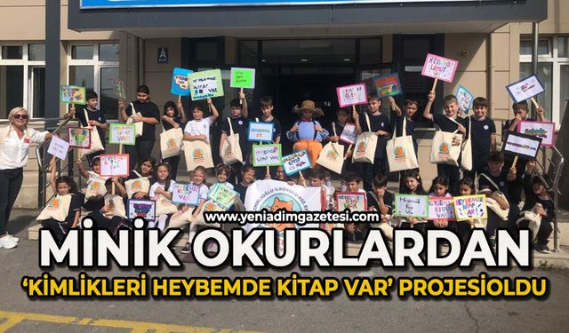 Minik okurlardan "Heybemde Kitap Var" projesi